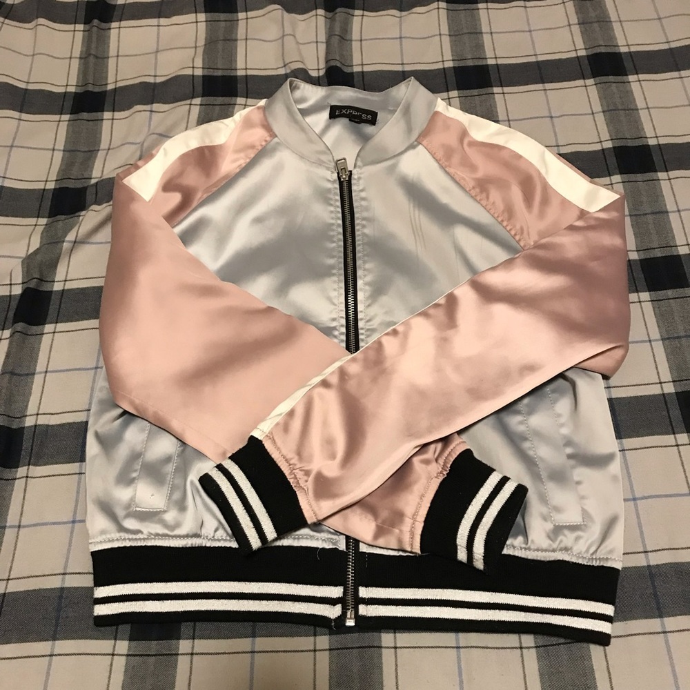 Satin bomber